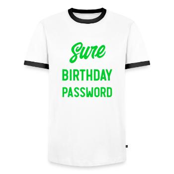 Cadeau de spécialiste de la sécurité réseau - T-shirt contrasté Homme - blanc/noir - Devant - AI Model Female 172 light (172cm) & AI Model Male 178 dark (178cm)