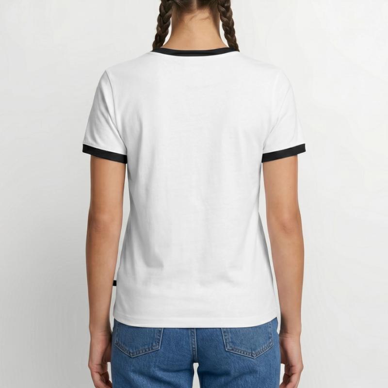 Herbst- oder Totentrompete, ein Pilz Männer Kontrast-T-Shirt