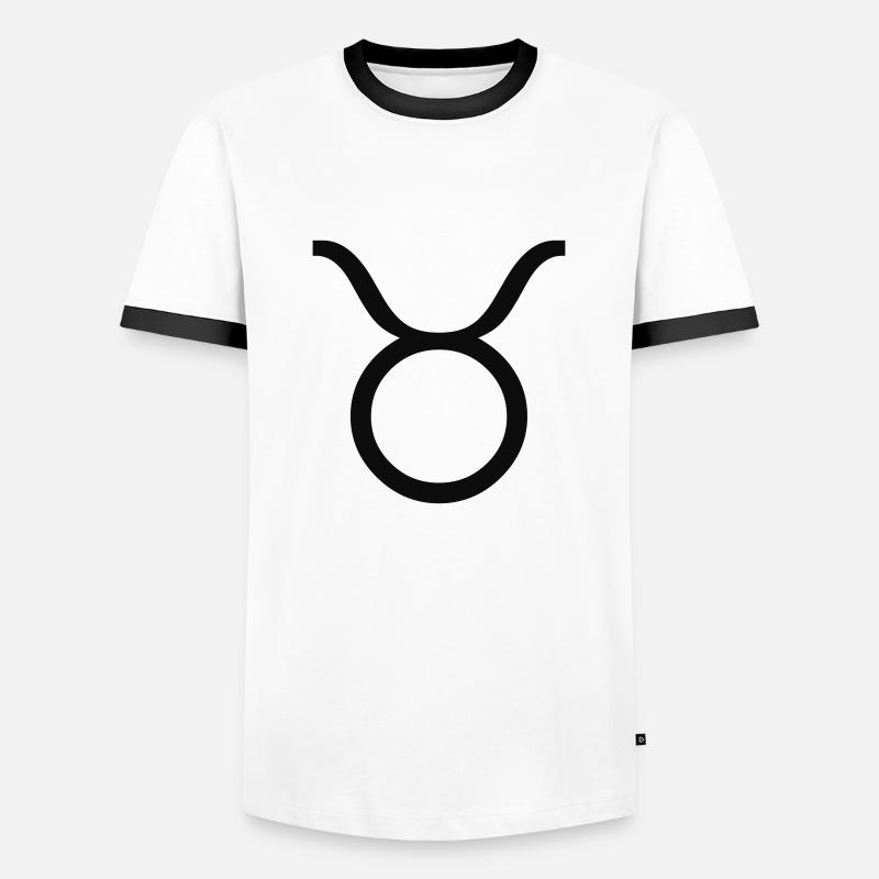 taurus / taurus - Maglietta Contrast da uomo - bianco/nero