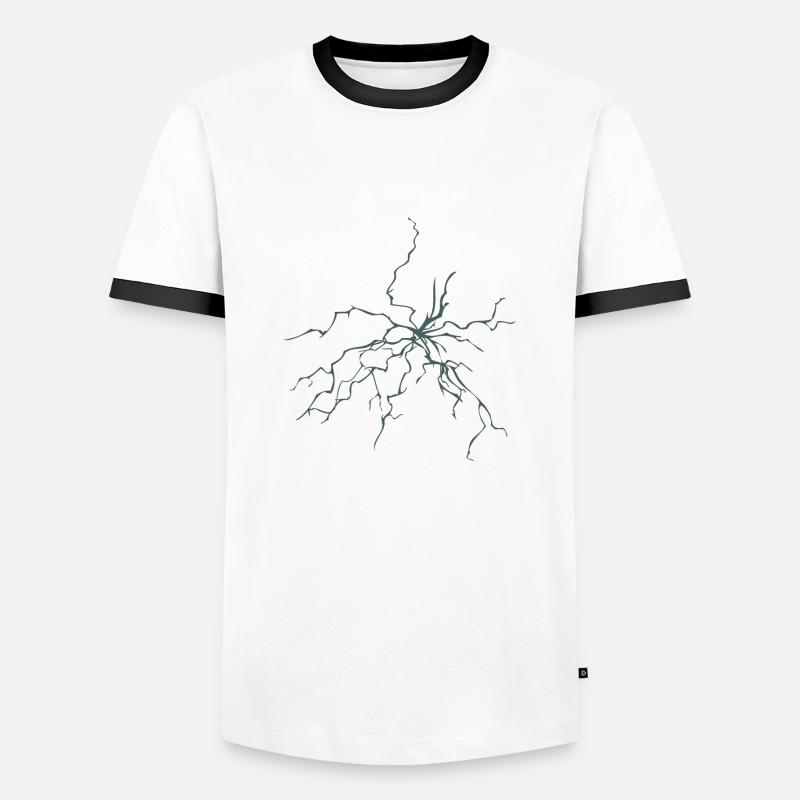 eclairs eclair 1209 A - Men's Ringer Shirt - white/black
