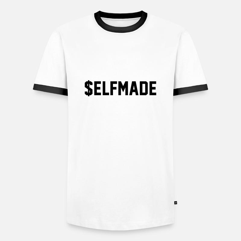$ELFMADE - Men's Ringer Shirt - white/black