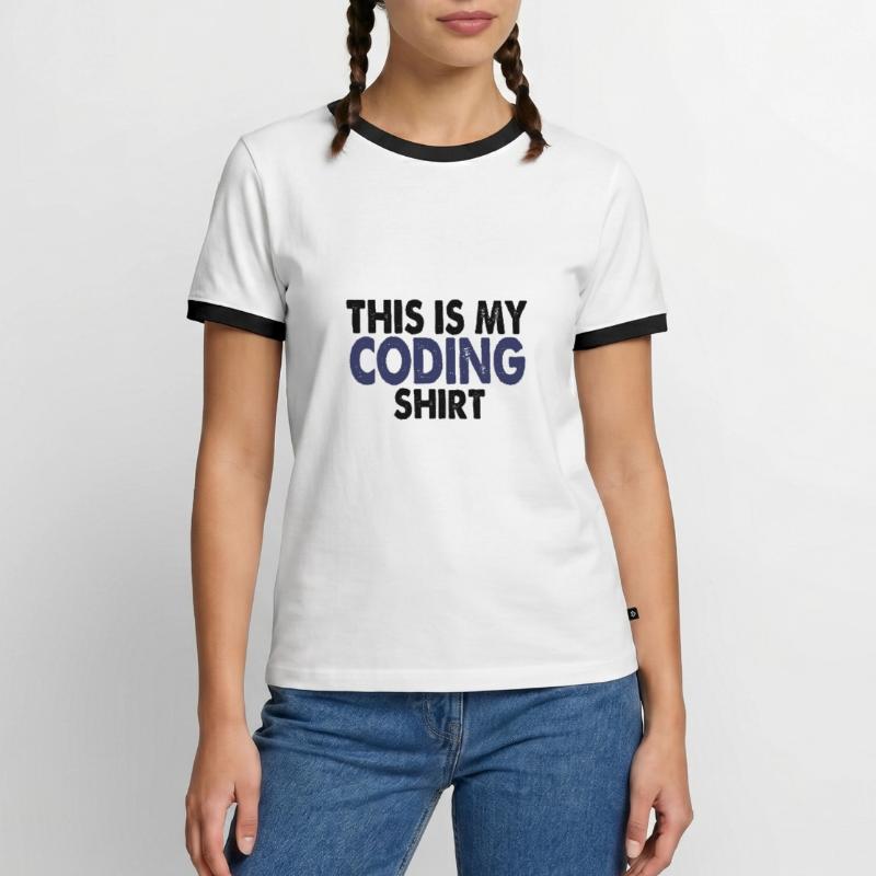 Coding nerd computer programming Men's Ringer Shirt