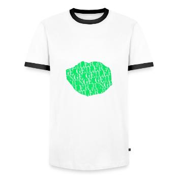 bday geburtstagsgeschenkidee witzig geschenkidee - Männer Kontrast-T-Shirt - Weiß/Schwarz - Vorne - AI Model Female 172 light (172cm) & AI Model Male 178 dark (178cm)