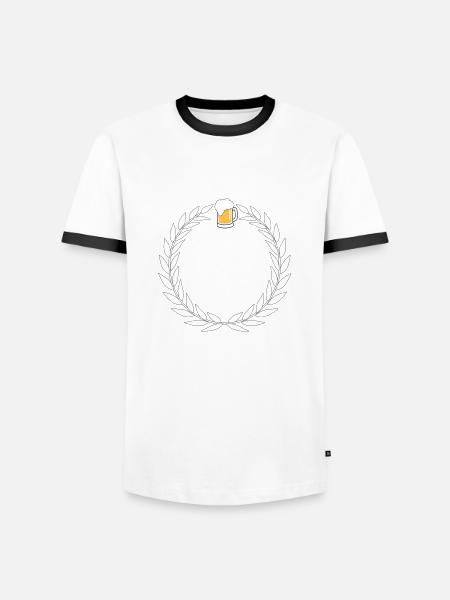 Professioneller Bierverkoster - Männer Kontrast-T-Shirt - 