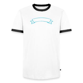 Au Pair Jungen Auslandsjahr Reise Bro-Pair Bropair - Männer Kontrast-T-Shirt - Weiß/Schwarz - Vorne - AI Model Female 172 light (172cm) & AI Model Male 178 dark (178cm)