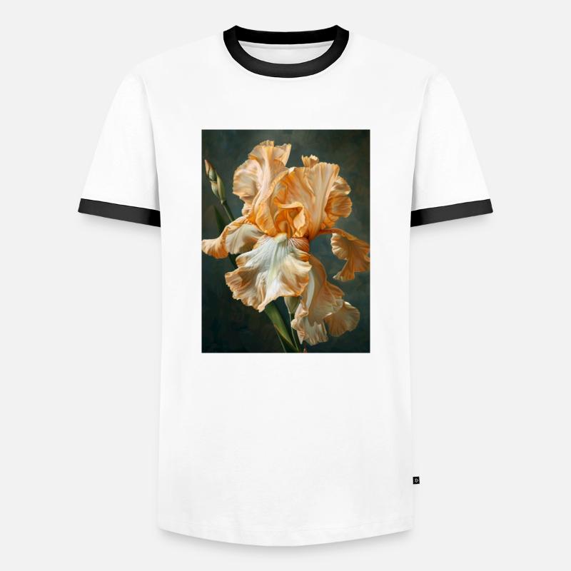Iris FL 73 - Men's Ringer Shirt - white/black