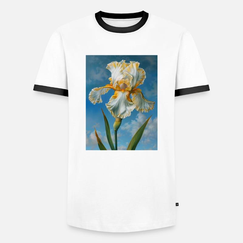 Iris FL 72 - Men's Ringer Shirt - white/black