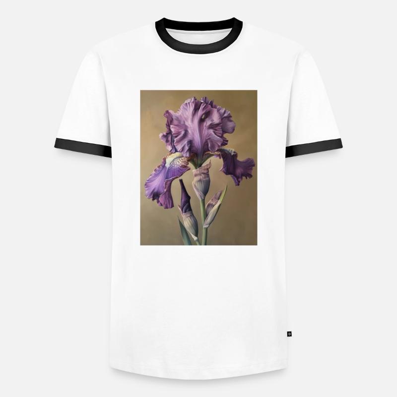 Iris FL 101 - Men's Ringer Shirt - white/black
