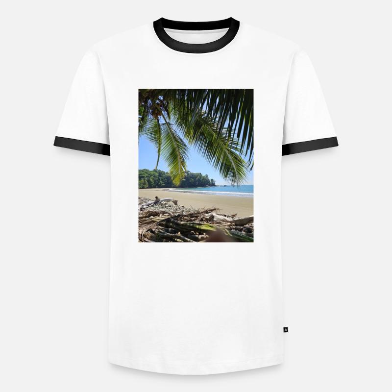 E30B78C9 5F3C 40FE A815 E6F4248A8AC0 - T-shirt contrasté Homme - blanc/noir