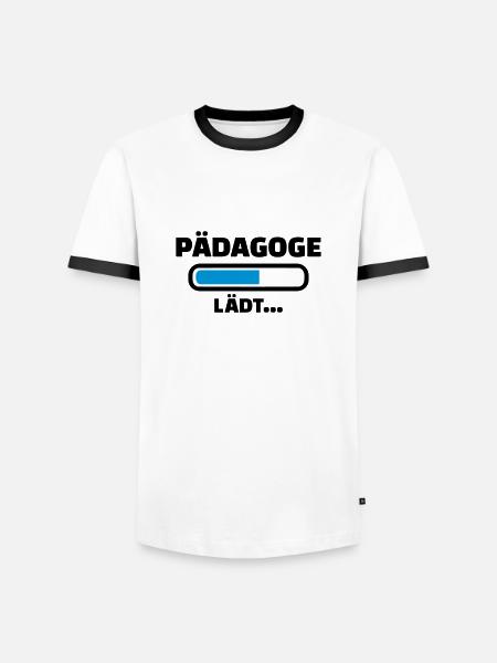 Pädagoge - Männer Kontrast-T-Shirt - Weiß/Schwarz