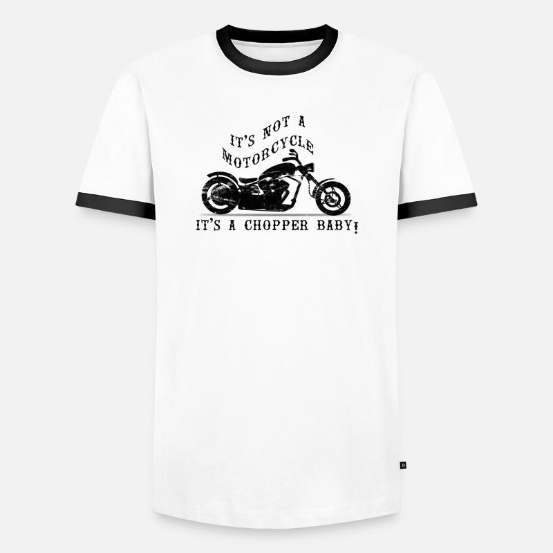 Zerhacker-Baby - Männer Kontrast-T-Shirt - Weiß/Schwarz