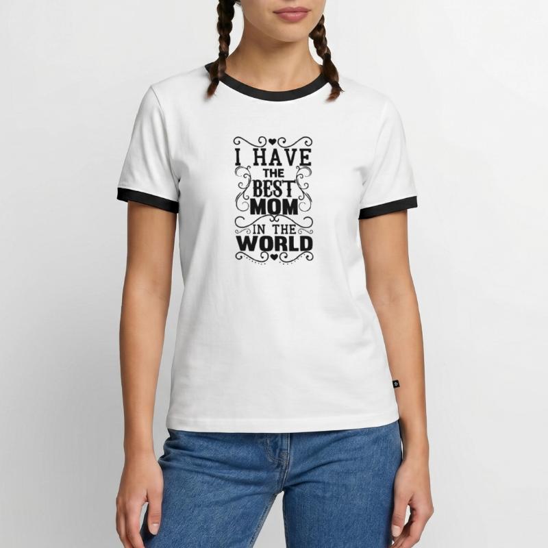 Muttertag, Muttertag, Muttertag, Muttertag, Muttertag Männer Kontrast-T-Shirt