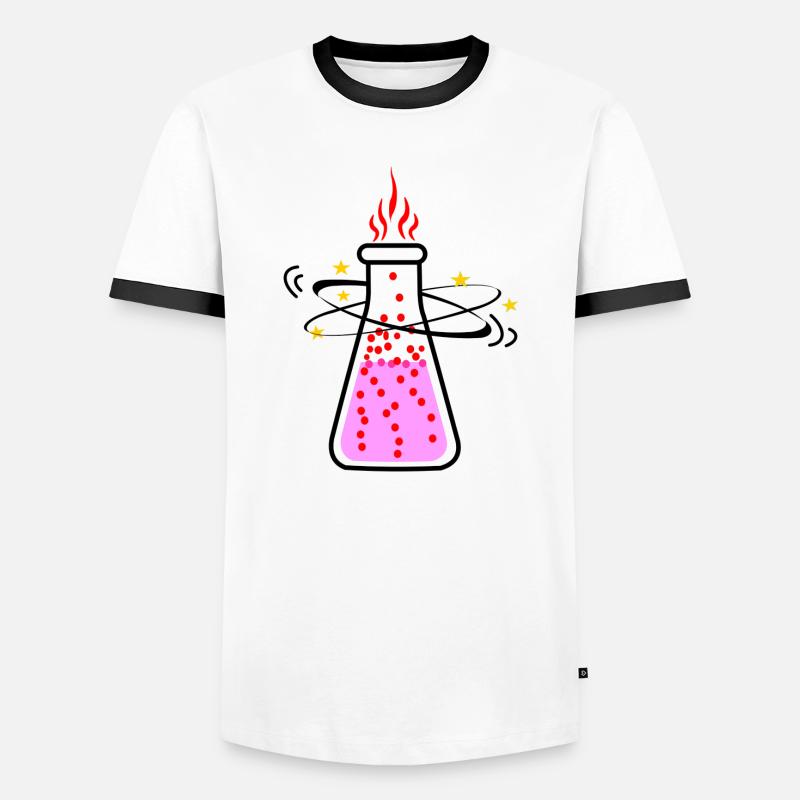 Poison or magic potion - Men's Ringer Shirt - white/black