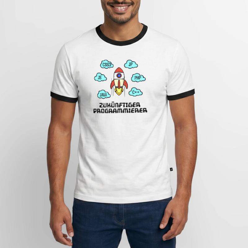 Css Code Developer C++ Java Php Programmierer Männer Kontrast-T-Shirt