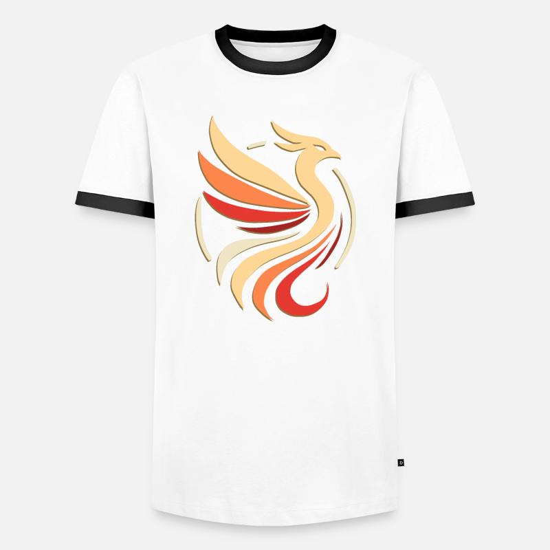 Phoenix - Men's Ringer Shirt - white/black