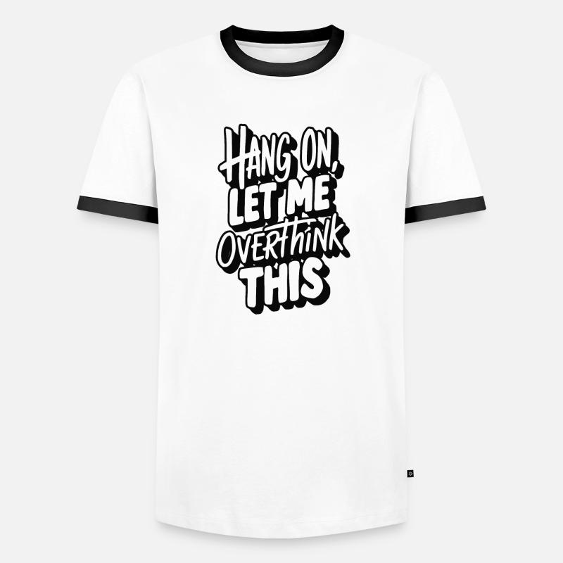 Motivationstext Freizeit Afrikanischer Stil - Männer Kontrast-T-Shirt - Weiß/Schwarz