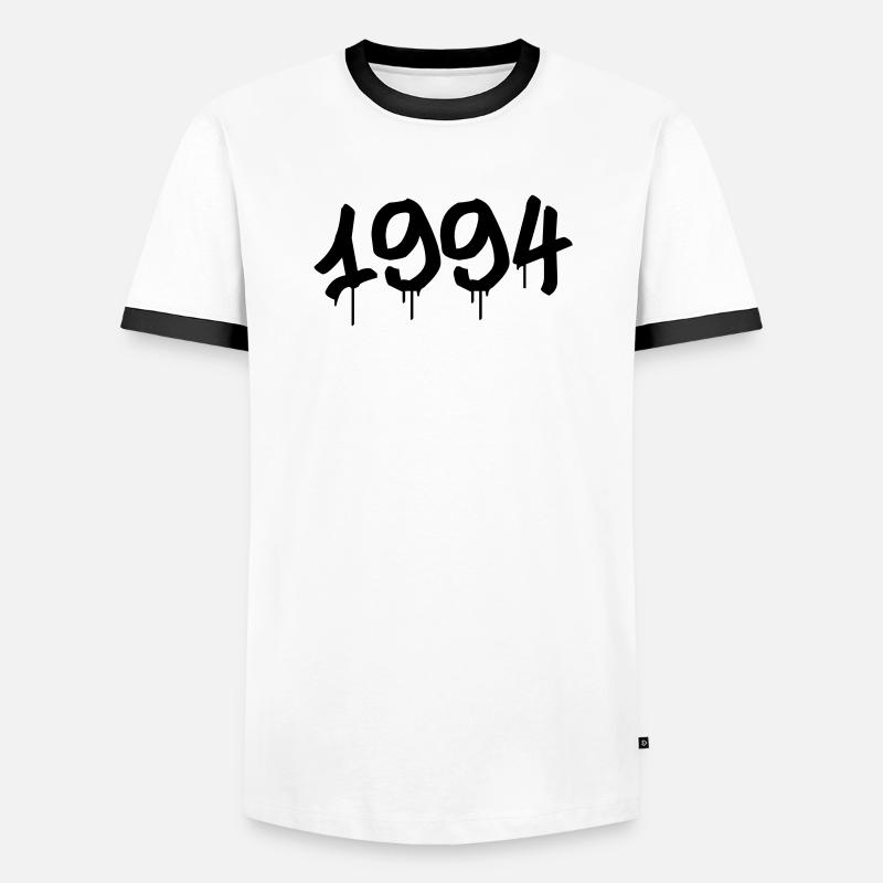 Graffiti: 1994 - Men's Ringer Shirt - white/black