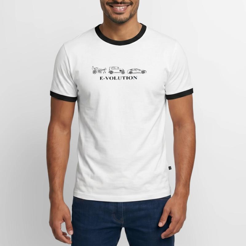 E-Volution Auto Evolution T-shirt contrasté Homme
