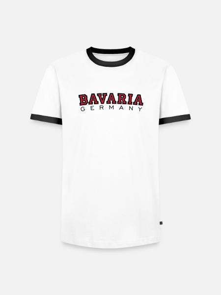 Bavaria Germany - Men's Ringer Shirt - white/black