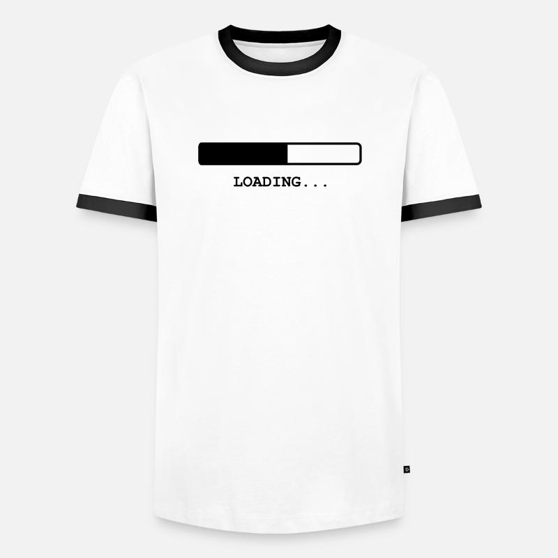 Loading ... - Men's Ringer Shirt - white/black