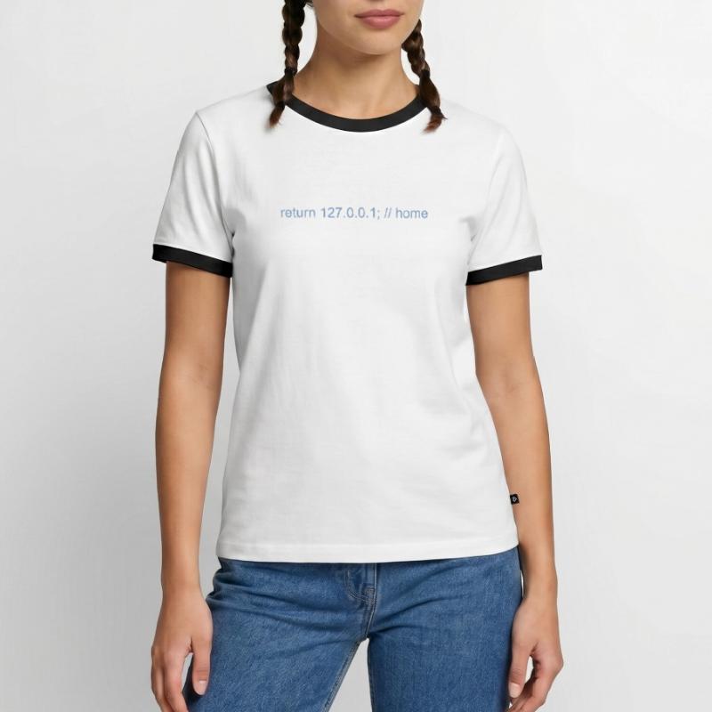 Programmierer Nerd IT Witz Developer Zuhause Männer Kontrast-T-Shirt