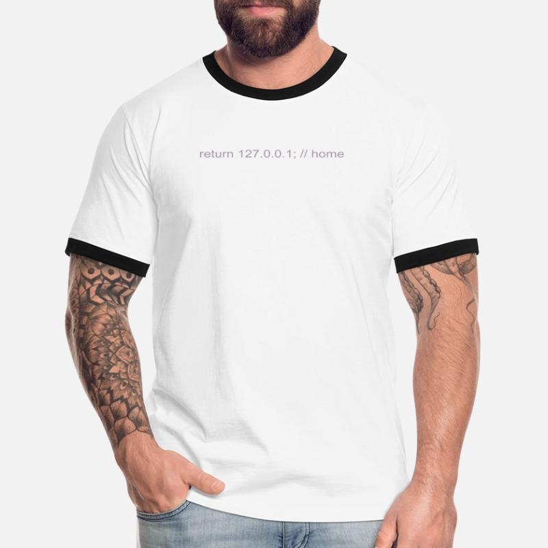 Programmierer Nerd IT Witz Developer Zuhause Männer Kontrast-T-Shirt