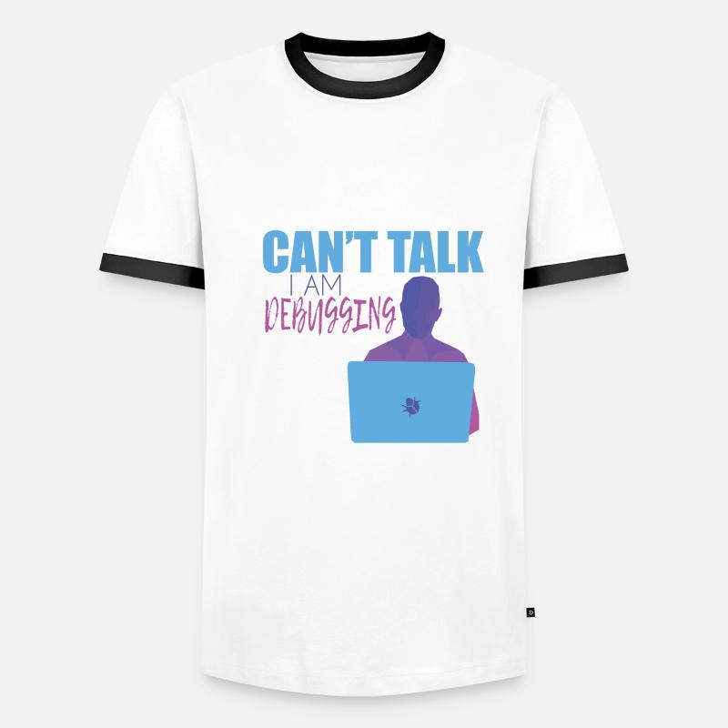 Programmierer - Männer Kontrast-T-Shirt - Weiß/Schwarz