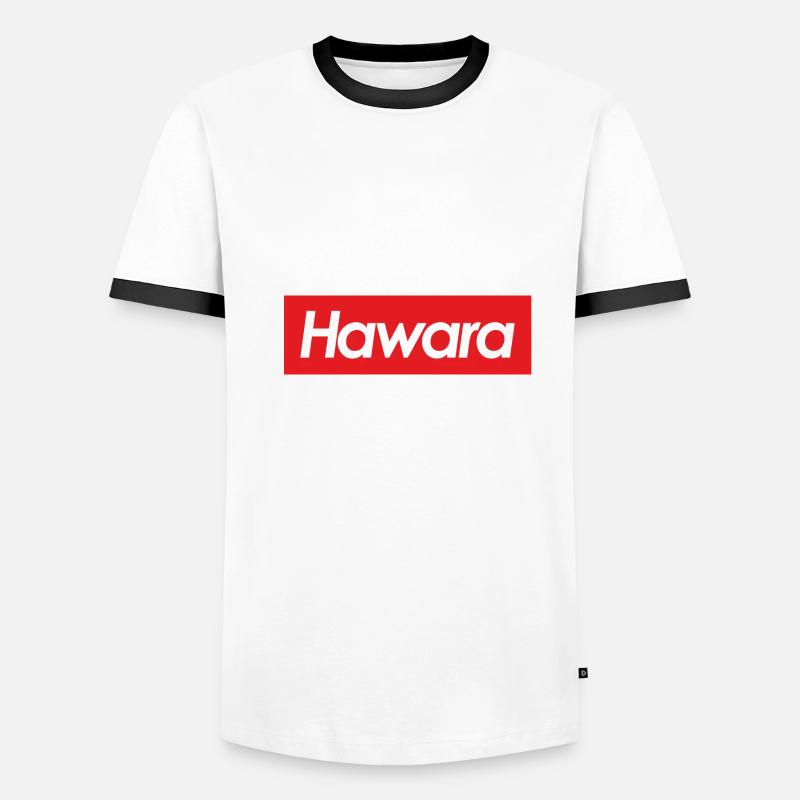 Hawara Haberer dialect Bavarian Austrian - Men's Ringer Shirt - white/black
