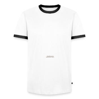 Innsbruck Tirol Austria Ski Resort T Shirt Design - Männer Kontrast-T-Shirt - Weiß/Schwarz - Vorne - AI Model Female 172 light (172cm) & AI Model Male 178 dark (178cm)