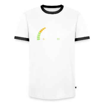 Gegen Jubiläum Jahre 60 Jahre - Männer Kontrast-T-Shirt - Weiß/Schwarz - Vorne - AI Model Female 172 light (172cm) & AI Model Male 178 dark (178cm)