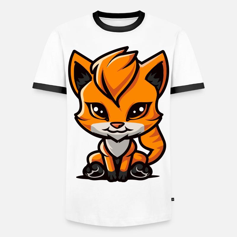 Cat Comic - Men's Ringer Shirt - white/black