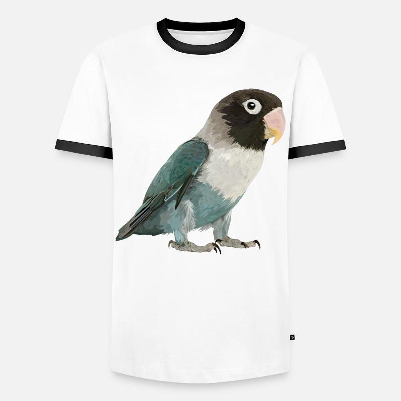 point noir inséparable - T-shirt contrasté Homme - blanc/noir