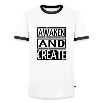 birthday understanding clarity joke awareness - Männer Kontrast-T-Shirt - Weiß/Schwarz - Vorne - AI Model Female 172 light (172cm) & AI Model Male 178 dark (178cm)