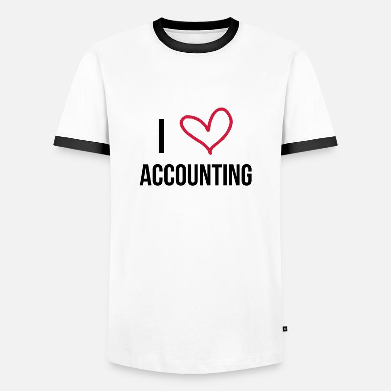 Accountant / Accounting / Buchhalter / Comptable - Men's Ringer Shirt - white/black