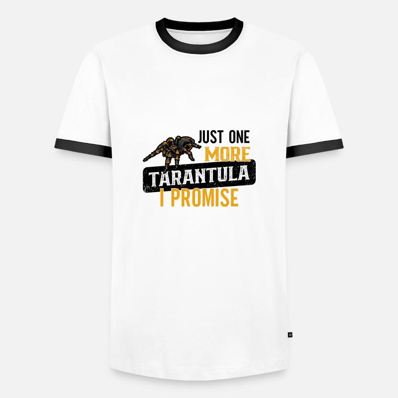 Tarantula - Men's Ringer Shirt - white/black