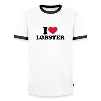 Hummer - Männer Kontrast-T-Shirt - Weiß/Schwarz - Vorne - AI Model Female 172 light (172cm) & AI Model Male 178 dark (178cm)