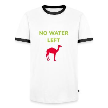 Animal lover and climate activist - Men's Ringer Shirt - white/black - Front - AI Model Female 172 light (172cm) & AI Model Male 178 dark (178cm)
