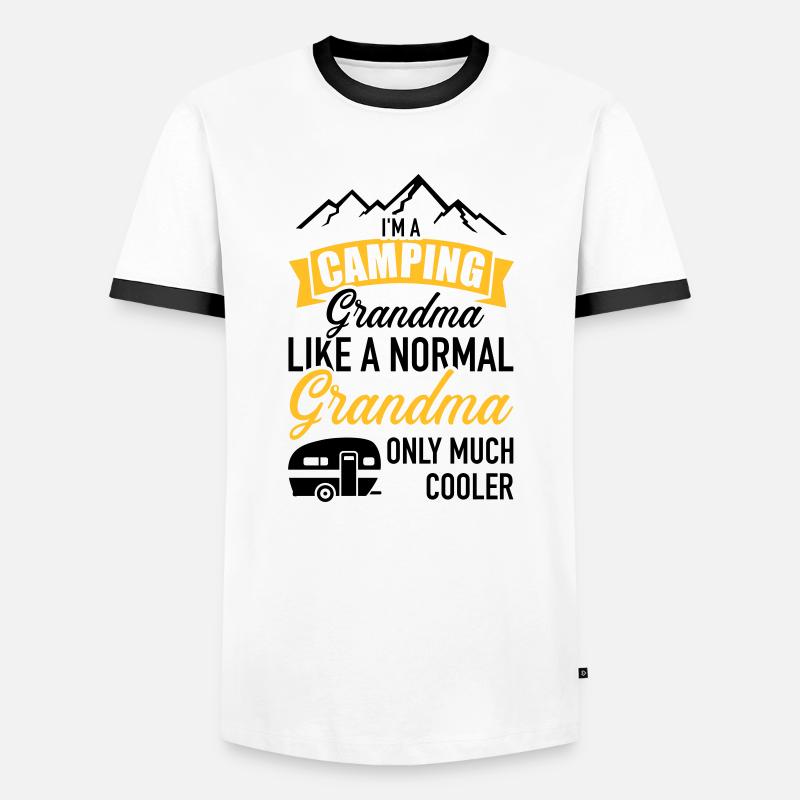 Caravan - Men's Ringer Shirt - white/black