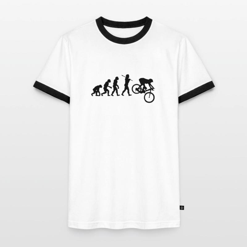 MTB Downhill Evolution T-shirt contrasté Homme