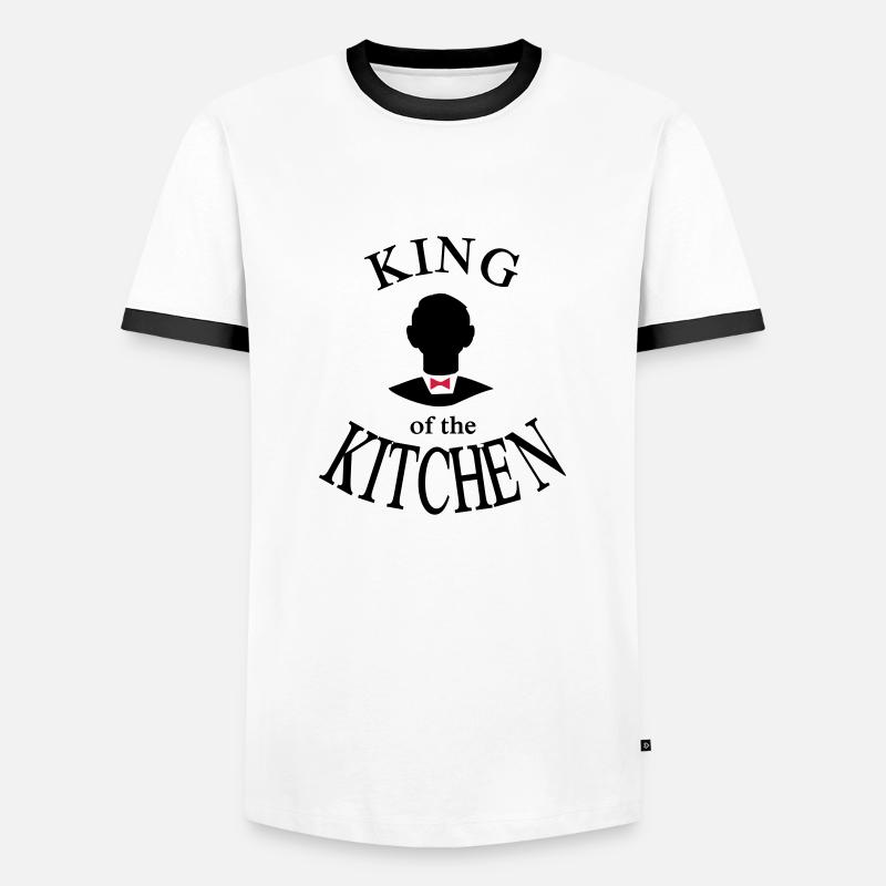 Chef - Men's Ringer Shirt - white/black