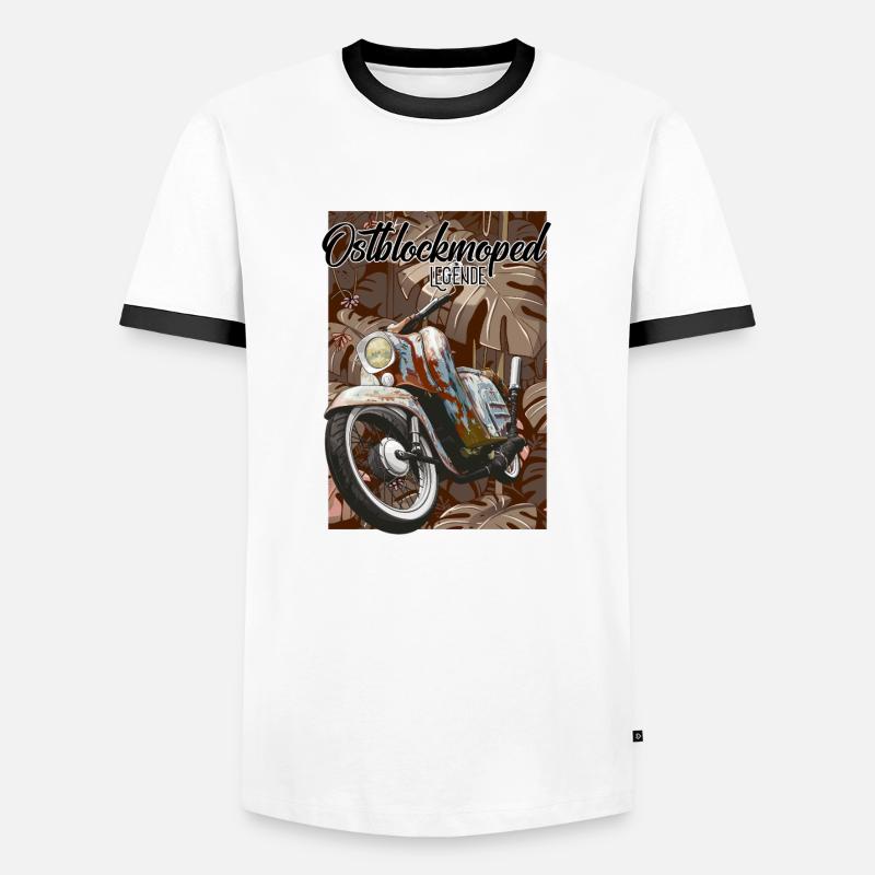 Schwalbe Tuning (Rust) // Illustration - Men's Ringer Shirt - white/black