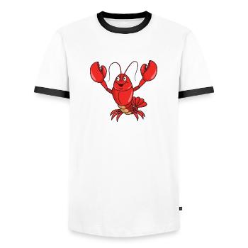 Hummer - Männer Kontrast-T-Shirt - Weiß/Schwarz - Vorne - AI Model Female 172 light (172cm) & AI Model Male 178 dark (178cm)
