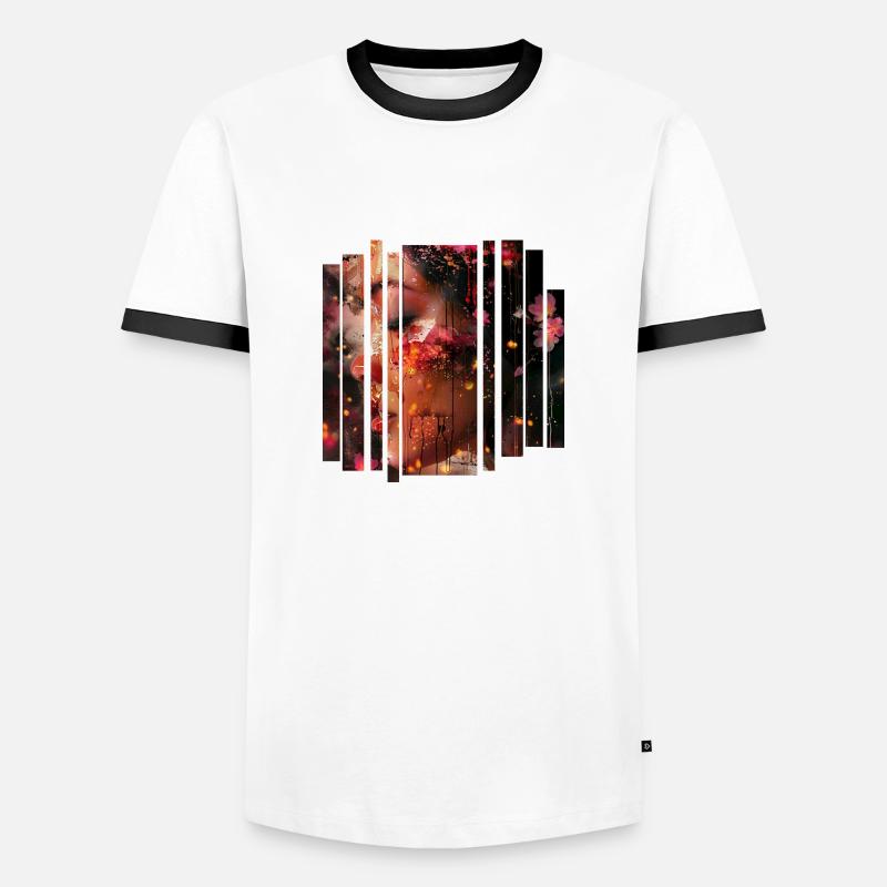 Sensual Elements - Men's Ringer Shirt - white/black