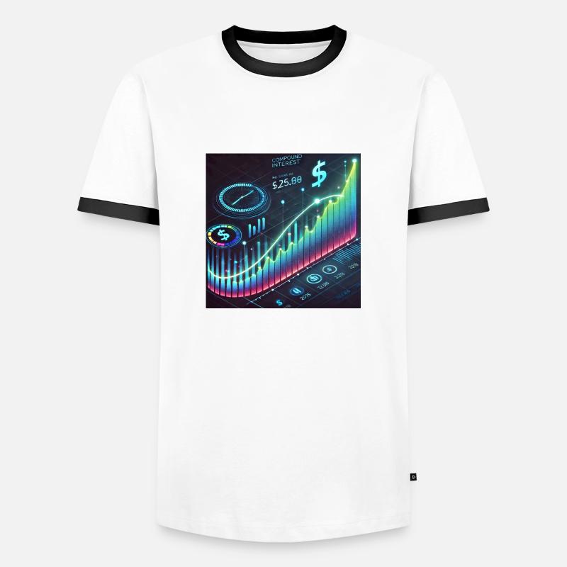 48A6AA78 433E 4F9F A87B 92A13CAA8902 - Männer Kontrast-T-Shirt - Weiß/Schwarz
