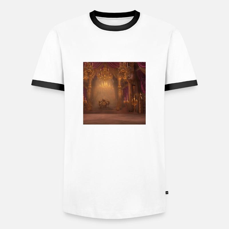 Middle Ages - Men's Ringer Shirt - white/black