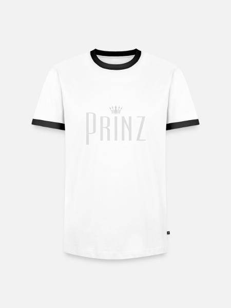Prinz - Männer Kontrast-T-Shirt -