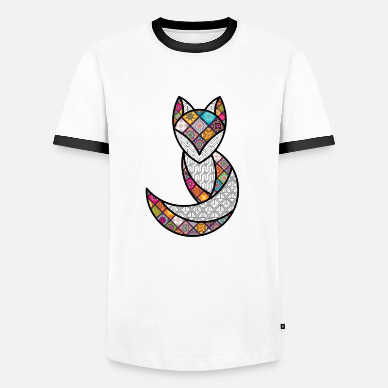 PSYCHEDELIC FOX / THE PSYCHEDELIC FOX - Men's Ringer Shirt - white/black
