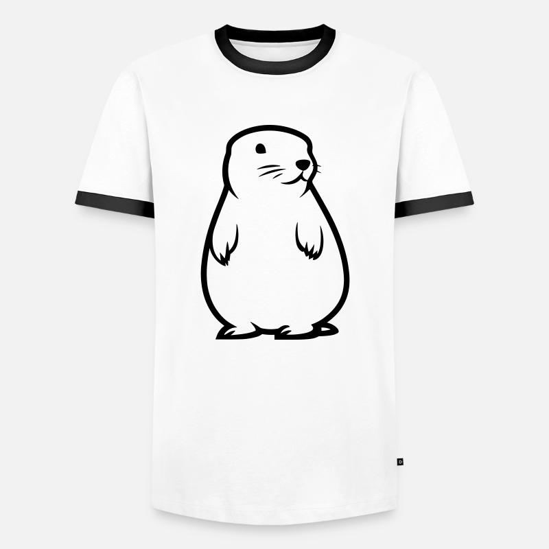 Marmot - Men's Ringer Shirt - white/black