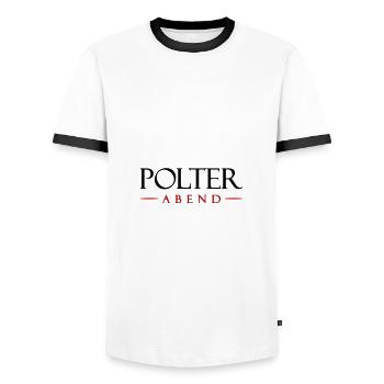 Bachelor party bachelor party - Men's Ringer Shirt - white/black - Front - AI Model Female 172 light (172cm) & AI Model Male 178 dark (178cm)