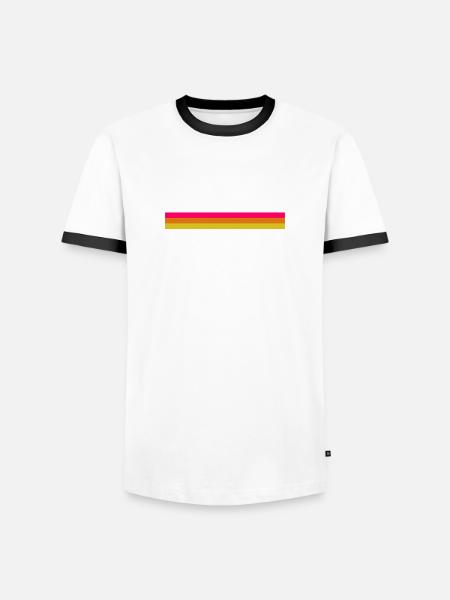 awesome since 1990 - Männer Kontrast-T-Shirt - Weiß/Schwarz